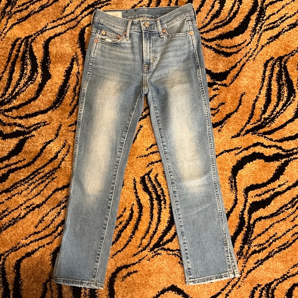 GAP Mid Rise Split-Hem Vintage Slim Jeans 24 Petite NWOT - Picture 2 of 4